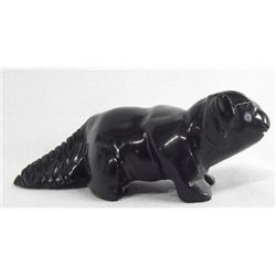 Zuni Carved Jet Beaver Fetish