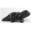 Image 1 : Zuni Carved Jet Beaver Fetish
