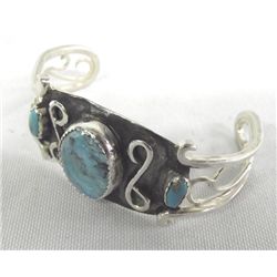 Navajo Sterling Turquoise Ring -- Connie Willie