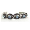 Image 1 : Zuni Sterling Turquoise Shadowbox Style Bracelet