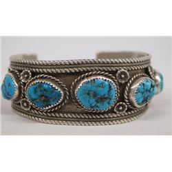 Navajo Sterling Turquoise Bracelet