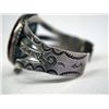 Image 2 : Navajo Old Pawn Sterling Unikite Bracelet