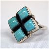 Image 2 : Navajo Sterling Turquoise Ring