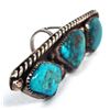 Image 1 : Navajo Sterling Turquoise Pawn Ring