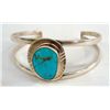 Image 1 : Sterling Turquoise Bracelet -- Sally Rocks