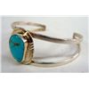Image 2 : Sterling Turquoise Bracelet -- Sally Rocks
