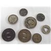 Image 2 : 8 Turn of the Century Fare & Tax Tokens, plus