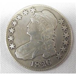 1826 Capped Bust Half Dollar