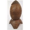 Image 1 : Coconut Shell Carving, Stand and Vessel With Top