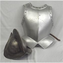 Spanish Conquistador Breastplate & Helmet Replicas