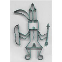 Wrought Iron Indian Warrior