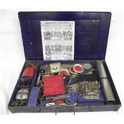 1930's Gilbert Erector Set Metal Box