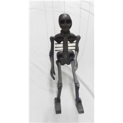 Day of the Dead Wood Marionette, Signed
