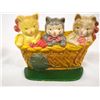 Image 1 : Three Little Kittens Cast Iron Doorstop-Replica