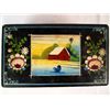 Image 4 : Vintage Mexican Lacquer Ware Hand-Painted Box