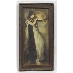 Vintage Print French Art Nouveau Figure