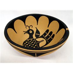 Santo Domingo Zia Bird Bowl by Darrin Aguilar