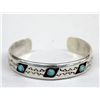 Image 1 : Navajo Shadowbox Sterling & Turquoise, Signed
