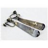Image 2 : Vintage Mexican Sterling Earrings, Screwback