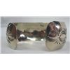 Image 4 : Navajo Stamped Sterling Silver Bracelet - K. Scott