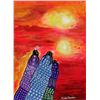 Image 1 : Acrylic Painting Atomic Sunset - Kills Thunder