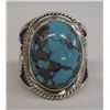 Image 2 : Navajo Sterling Turquoise Ring - Dino Sanel