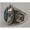 Image 3 : Navajo Sterling Turquoise Ring - Dino Sanel