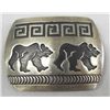 Image 1 : Navajo Silver Buckle -- Etta Endito