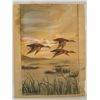 Image 1 : Framed Watercolor 3 Ducks Flying - Showman