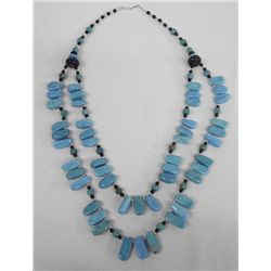 Double Strand Turquoise Necklace