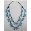 Image 1 : Double Strand Turquoise Necklace