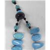 Image 3 : Double Strand Turquoise Necklace