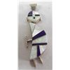 Image 1 : Zuni Inlaid Sun God Maiden Pendant - M Spencer