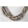 Image 4 : Navajo Four Strand Graduated Heishi Necklace