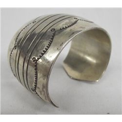 Dynamic Navajo Sterling Bracelet