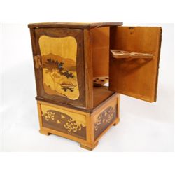 Vintage Japanese Marquetry Cigarette Box