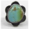 Image 2 : Vintage Navajo Silver Turquoise Ring