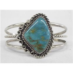 Navajo Sterling Turquoise Bracelet