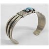 Image 1 : Navajo Sterling Turquoise Bracelet- R. Martinez