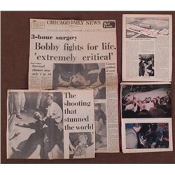 1968 BOBBY KENNEDY DEATH NEWSPAPER & MAGAZINE STORY