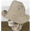 Image 1 : BRITISH/AUSTRALIAN MILITARY TYPE TAN HAT W/BRIM & STRAP