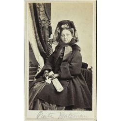 Antique CDV Photograph Kate Josephine Bateman Actress