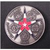 Image 2 : LARGE "OPERATION IRAQI FREEDOM" CHALLENGE COIN -SILVER