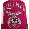 Image 2 : VINTAGE MEDINAH SHRINERS FEZ FOR OFFICER-W/ RHINESTONES