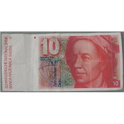 Switzerland 10 Franc Note 1986