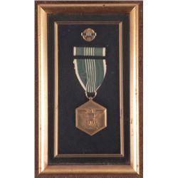 WWII 1945 ORIG U.S. ARMY COMMENDATION MEDAL, BAR, PIN