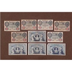 GERMAN PRE-WWI 20 & 100 MARK BANK NOTES