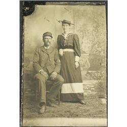 Antique Tintype Photo 1800s Naval Soldier Civil War?