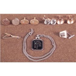 1950'S VINTAGE MENS JEWELRY-II PIECES