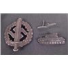 Image 1 : NAZI GROUP-ALL ORIG--SA SPORTS BADGE-LUFT GULL & PANZER